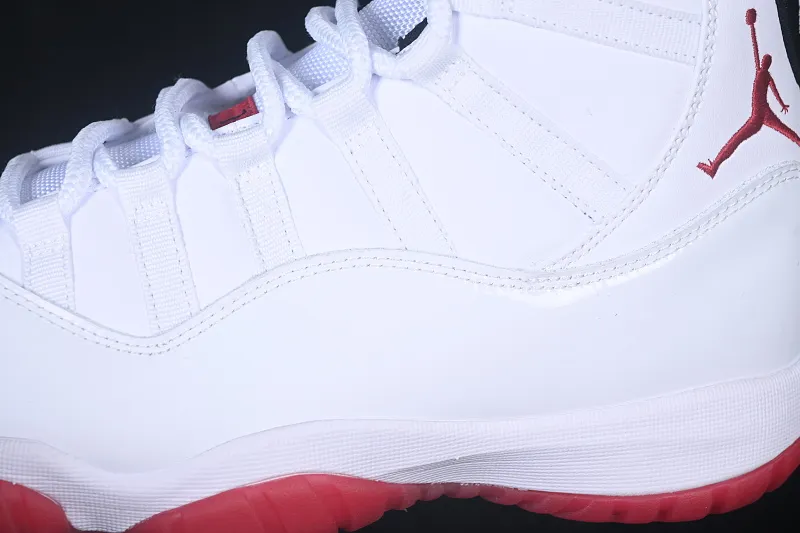 All categories Air Jordan Jordan series basketball shoes Air Jordan 11 Air Jordan 11 Retro AJ11 Joe 11 patent leather white and red CT8012-160